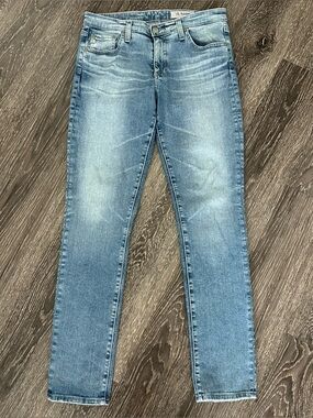 AG Adriano Goldschmied Prima Cigarette Leg Skinny Blue Jeans Womens 30 Mid Rise